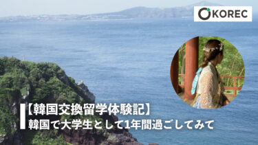 【韓国交換留学体験記】〜韓国で大学生として1年間を過ごしてみて〜